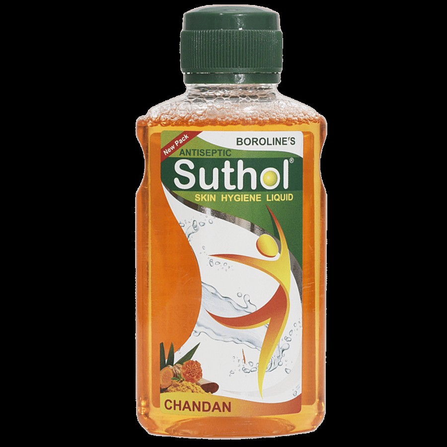 Suthol Antiseptic Skin Hygiene Liquid - Chandan