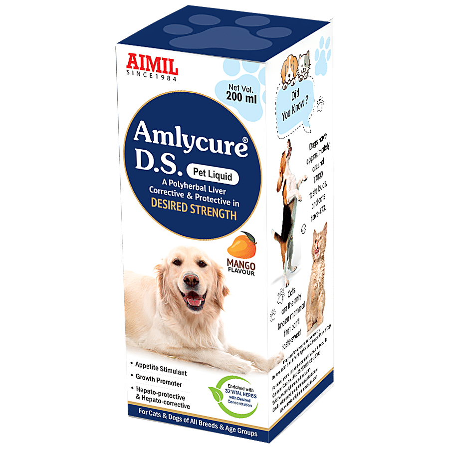 AIMIL Amlycure D.S Pet Liquid - Corrective & Protective Liver Care