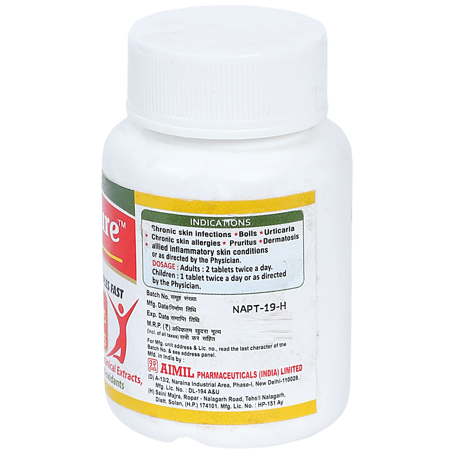 AIMIL Amypure Tablets - Control Skin Allergies