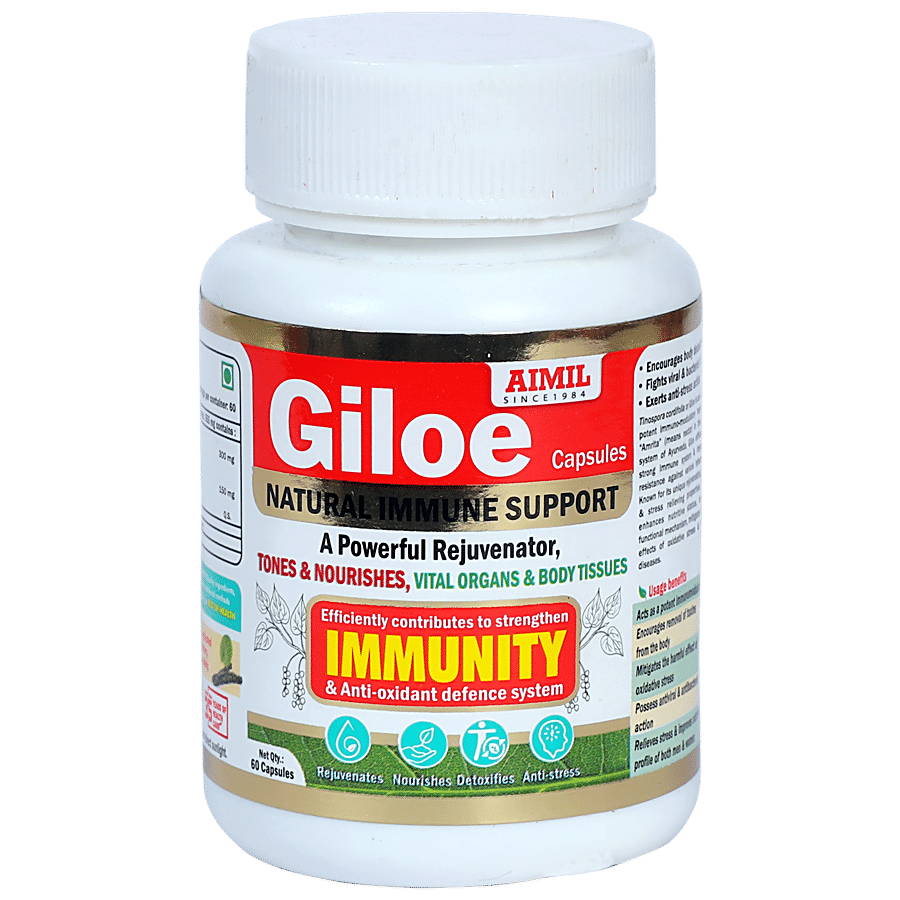 AIMIL Giloe Capsule - For Strength & Immunity