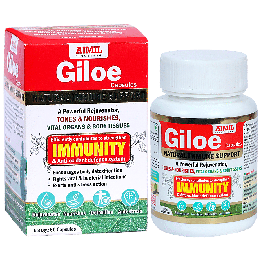 AIMIL Giloe Capsule - For Strength & Immunity