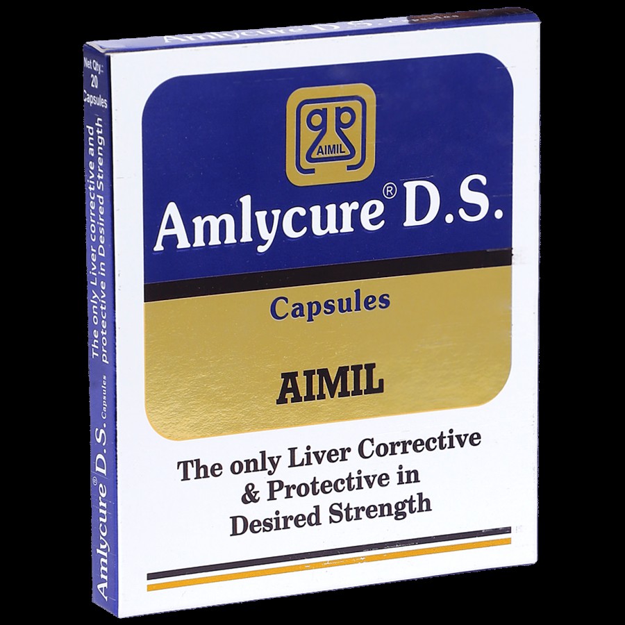 AIMIL Amlycure D.S Capsule - With Botanical Extracts