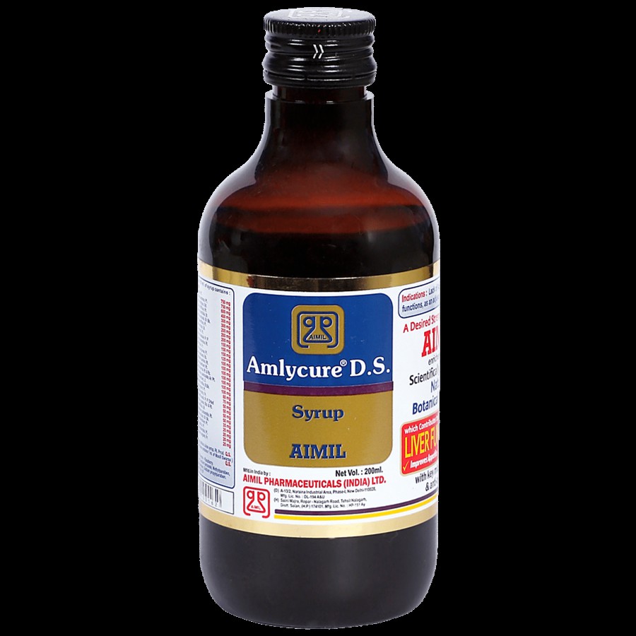 AIMIL Amlycure D.S Syrup - With Botanical Extracts