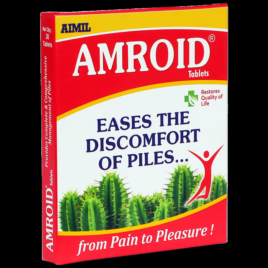 AIMIL Amroid Tablets - For Piles