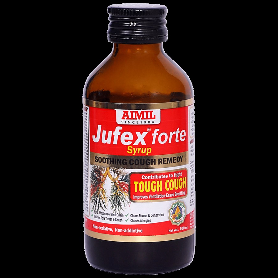 AIMIL Jufex Forte Syrup - Provides Relief From Cough