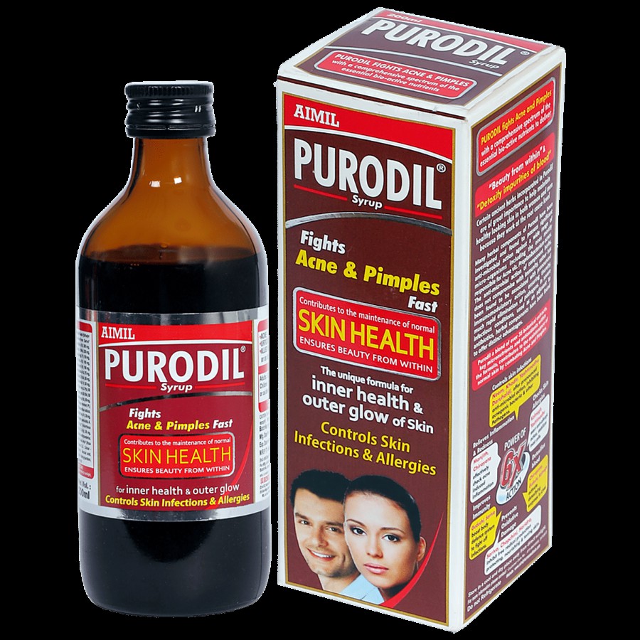 AIMIL Purodil Syrup - Fights Acne & Pimples