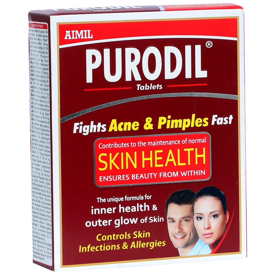 AIMIL Purodil Tablets - Control Skin Allergies