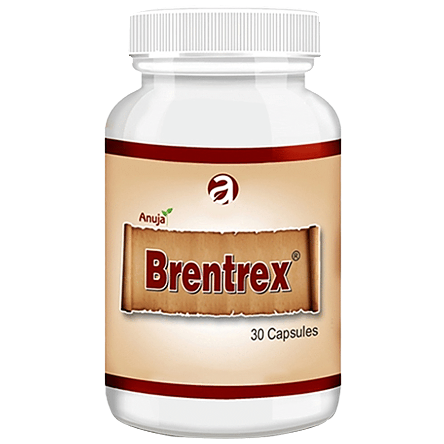 ANUJA  HERBACEUTICALS Brentrex Capsules - Memory Enhancer