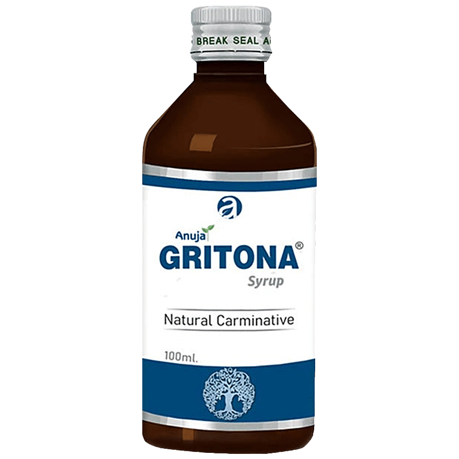 ANUJA  HERBACEUTICALS Gritona Syrup - Natural Carminative