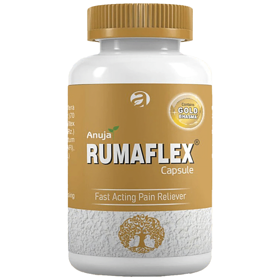 ANUJA  HERBACEUTICALS Rumaflex Capsules - Rapidly Reduces Pain & Swelling In Acute & Chronic Arthritis