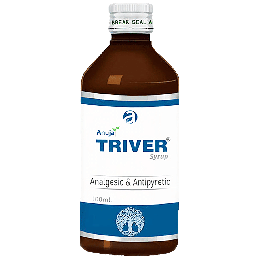 ANUJA  HERBACEUTICALS Triver Syrup - Reduces Fever With Cough & Acts As Expectorant