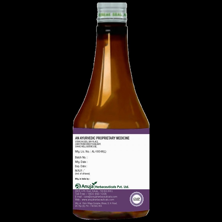 Anuja Herbaceuticals Lucoja Syrup - Ayurvedic