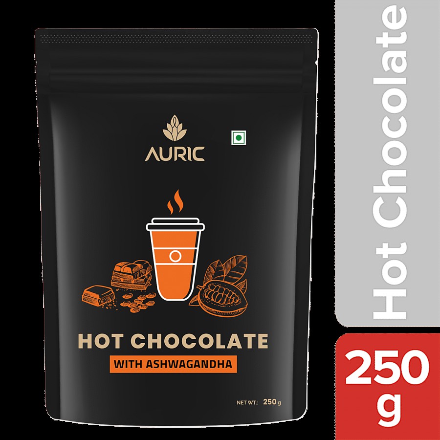 Auric Hot Chocolate With Ashwagandha - Rich Antioxidants