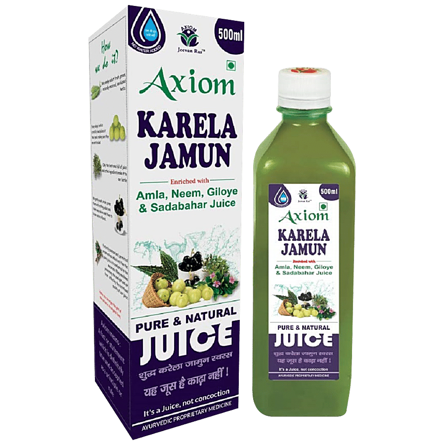 Axiom Karela Jamun Juice - Pure & Natural