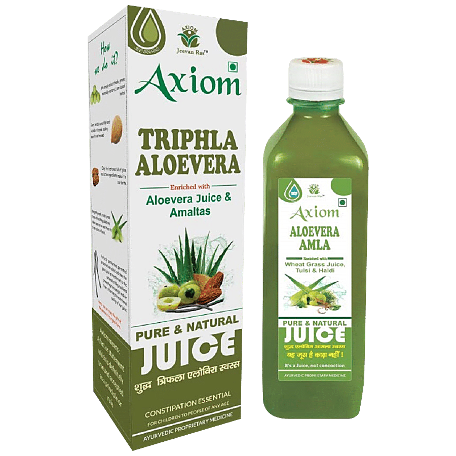 Axiom Triphla Aloevera Juice - Pure & Natural