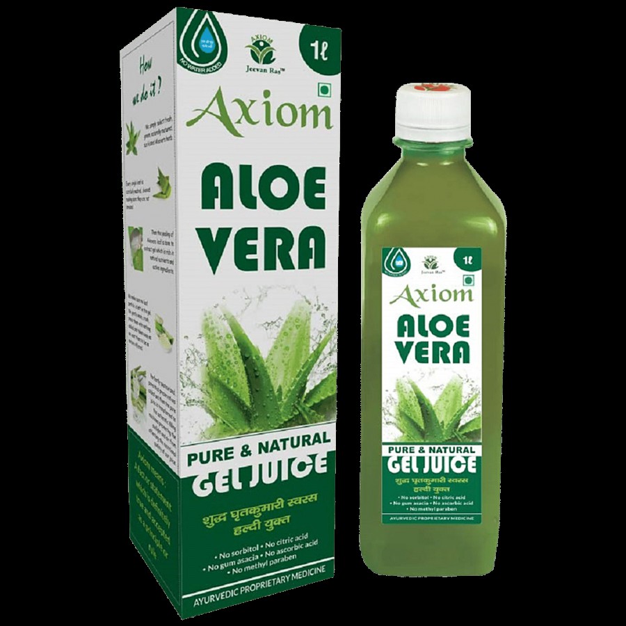 Axiom Aloe Vera Gel Juice - Pure & Natural