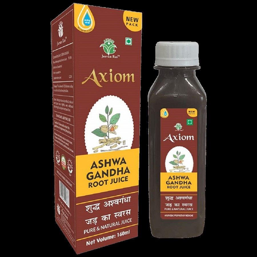 Axiom Ashwa Gandha Root Juice - Pure & Natural