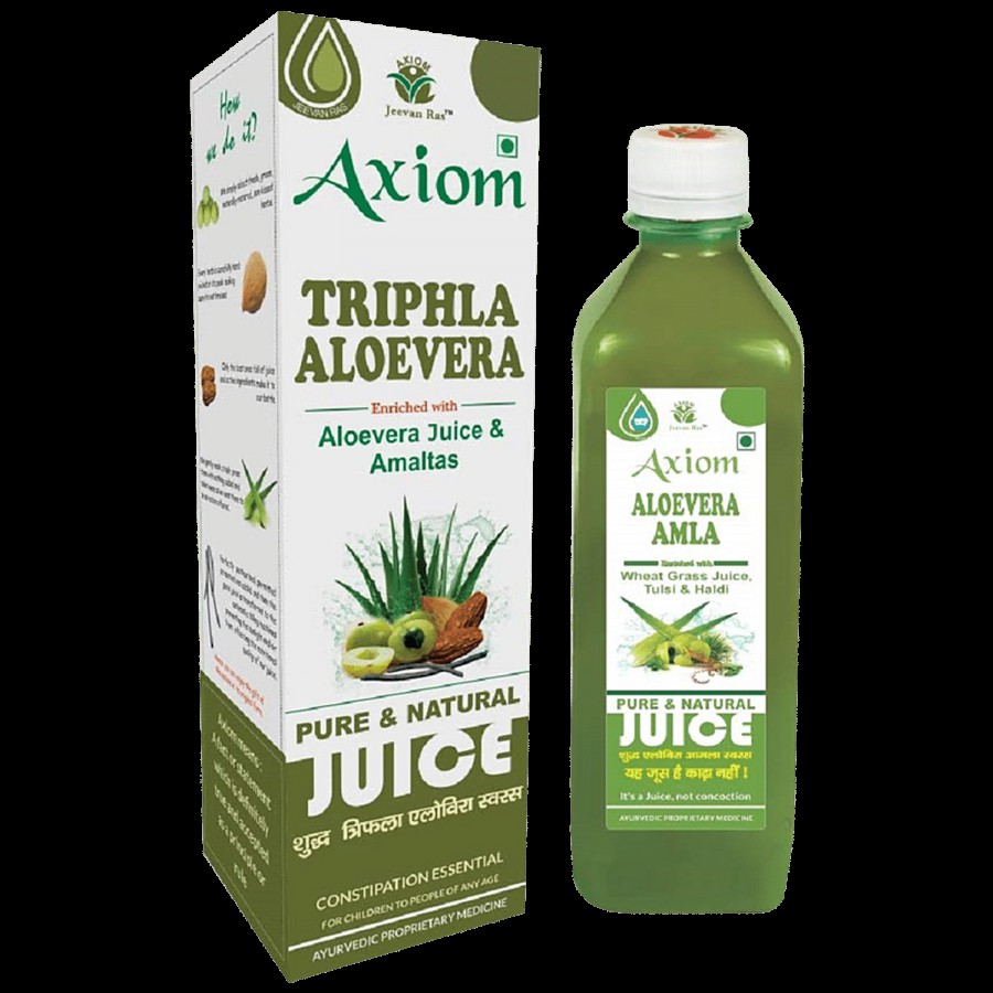 Axiom Triphla Aloevera Juice - Pure & Natural