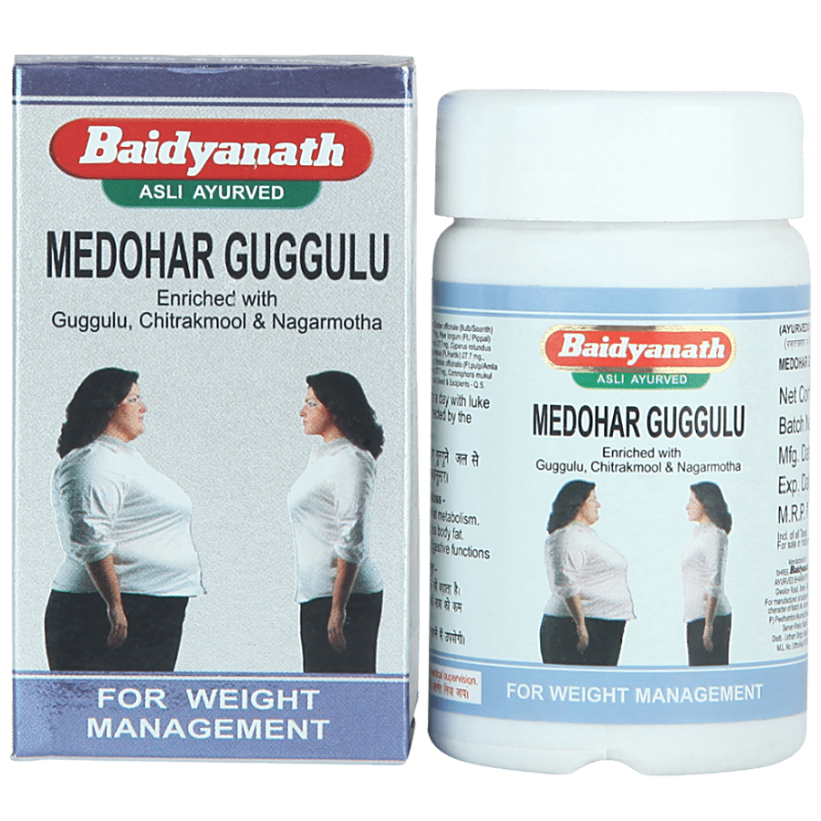 Baidyanath Medohar Guggulu Tablet - For Weight Management