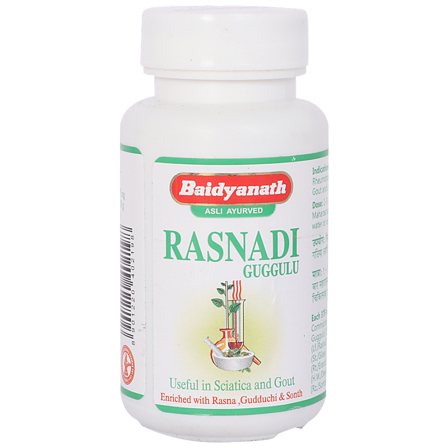 Baidyanath Rasadi Guggulu Tablet - Useful In Sciatica & Gout