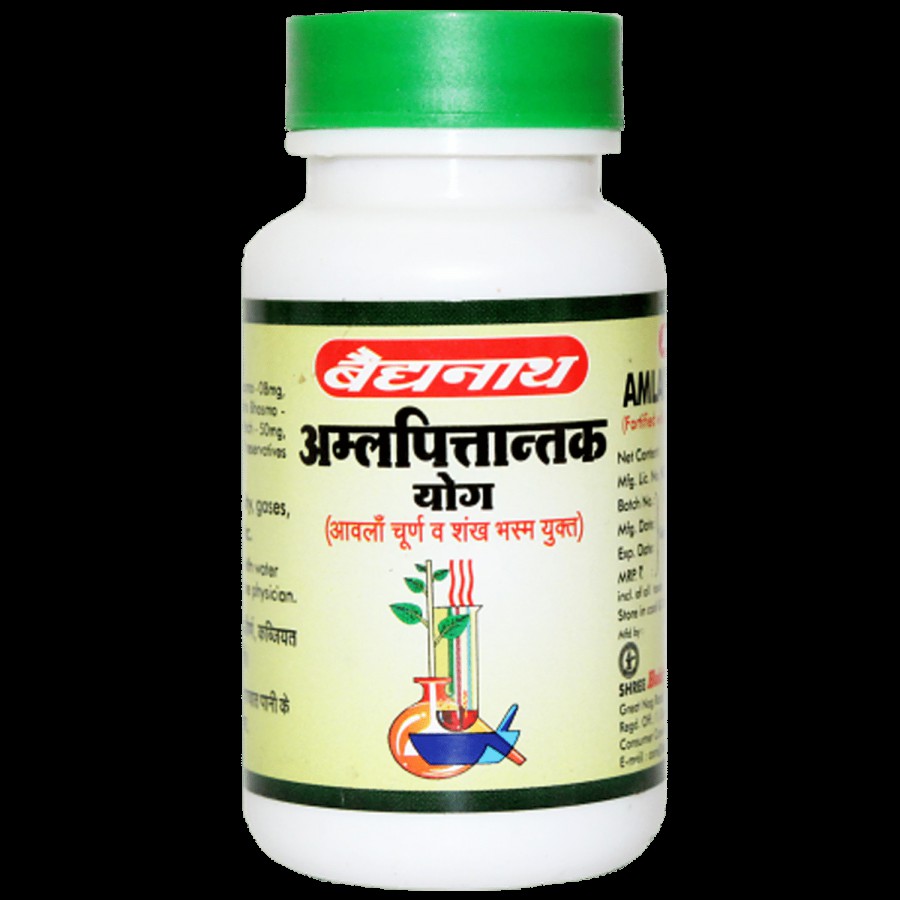 Baidyanath Amlapittantak Yog Tablets - Relieves Hyper Acidity