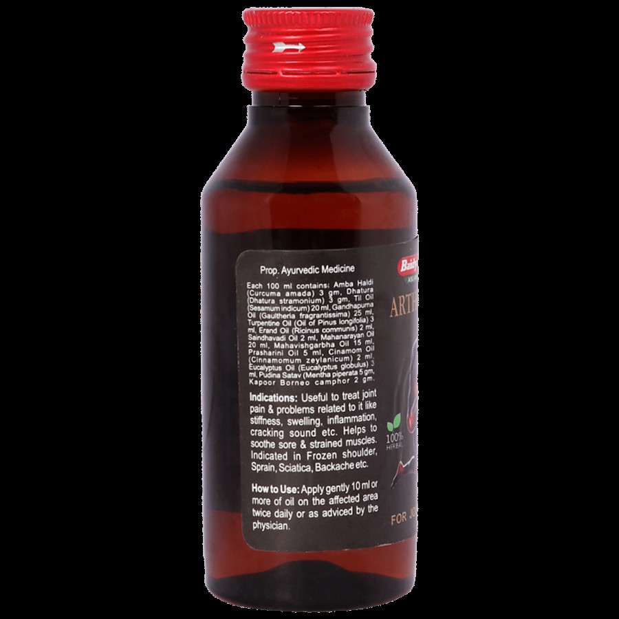 Baidyanath Artho Oil - 100% Herbal