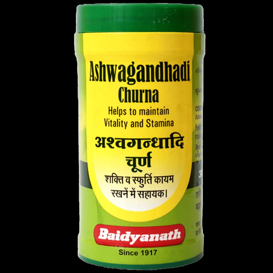 Baidyanath Ashwagandhadi Churna - Enhances Stamina & Relieves Stress