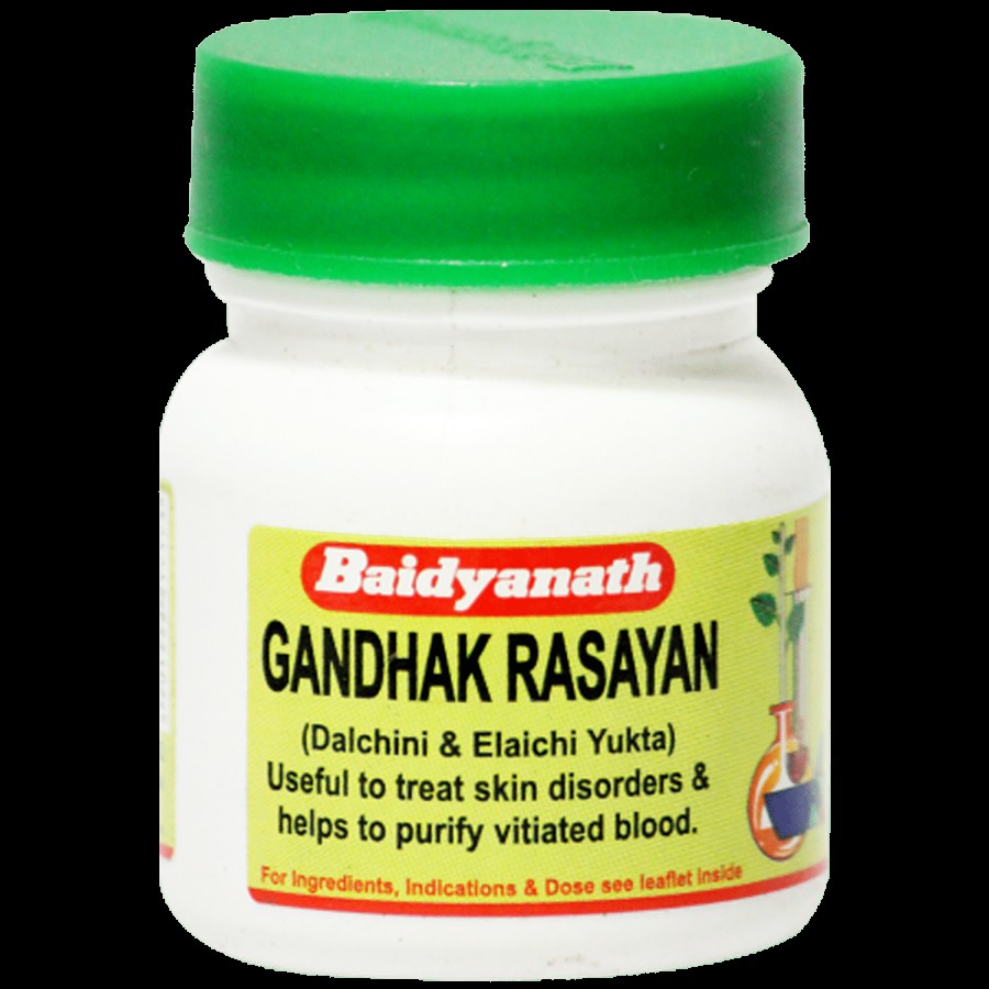 Baidyanath Gandhak Rasayan - Blood Purifier For Skin Disorders