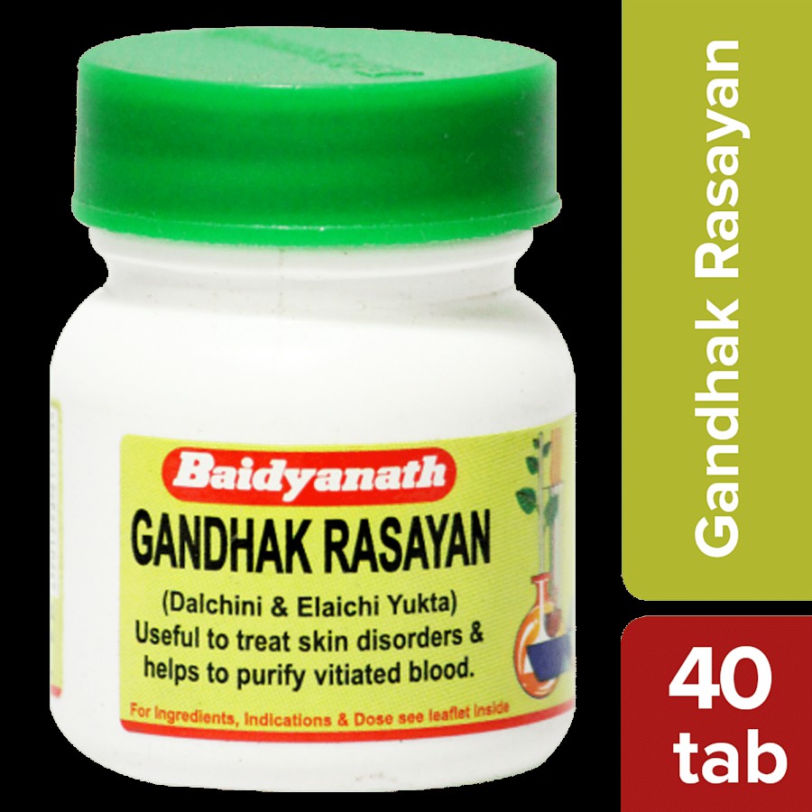 Baidyanath Gandhak Rasayan - Blood Purifier For Skin Disorders