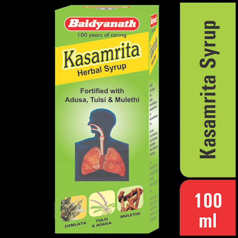 Baidyanath Kasamrit Herbal Tonic - For Cough & Cold