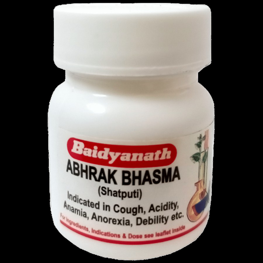 Baidyanath Nagpur Abhrak Bhasma (Shatputi) - For Cough