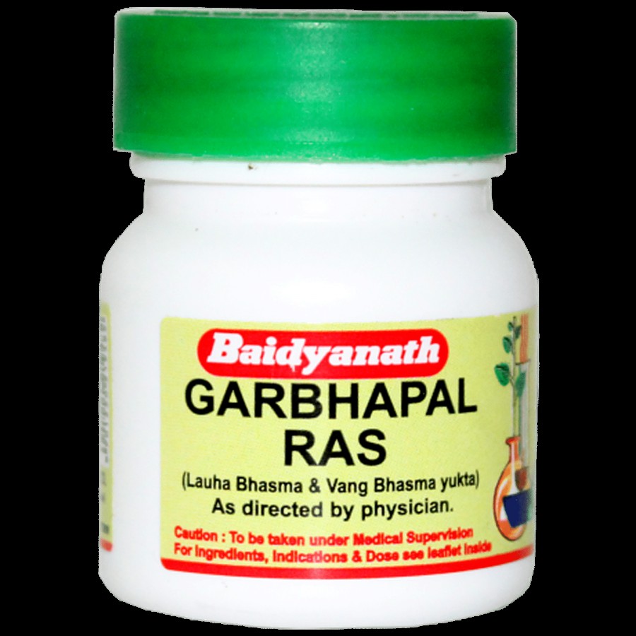 Baidyanath Nagpur Garbha Chintamani Ras - Women's Wellness Tablets