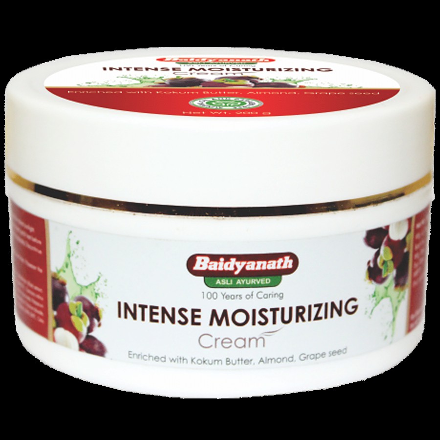 Baidyanath Nagpur Intense Moisturizing Cream - Enriched With Kokum Butter