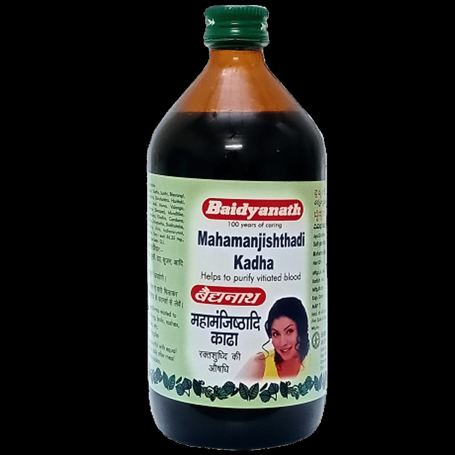 Baidyanath Nagpur Mahamanjisthadi Kadha - Blood Purifier Syrup