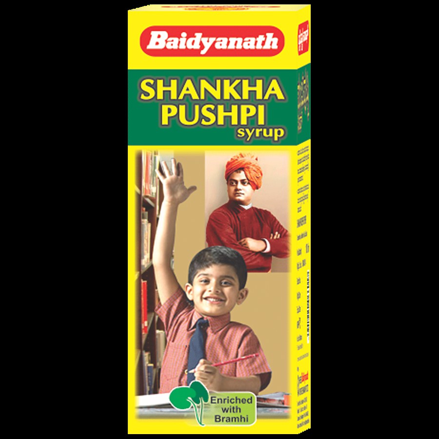 Baidyanath Nagpur Shankhapushpi Syrup - Memory & Concentration Booster