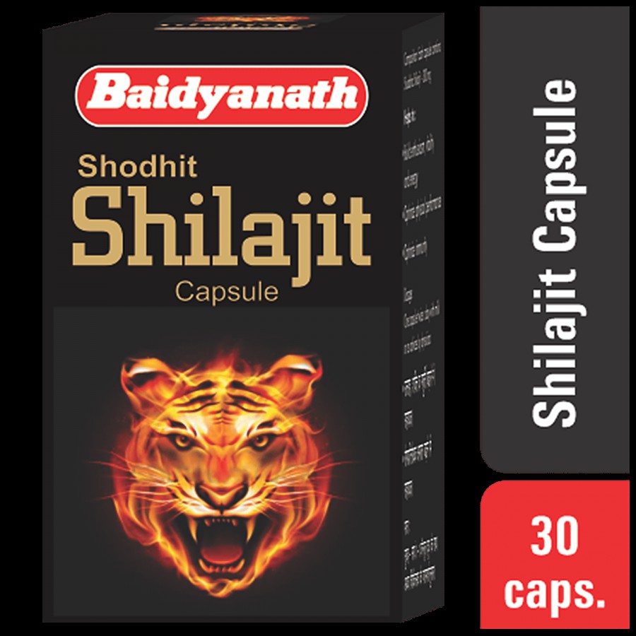 Baidyanath Nagpur Shilajeet Capsule - For Vigour