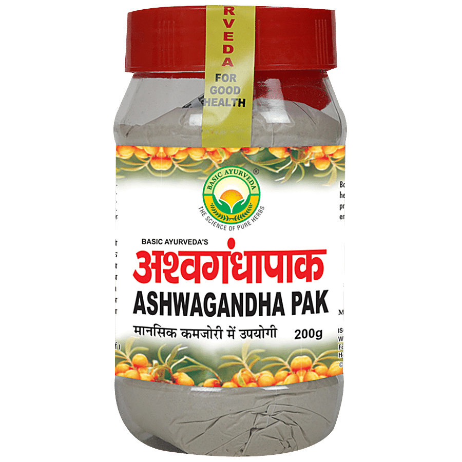 Basic Ayurveda Ashwagandha Pak - Helps In General Weakness &  Nervous Disorder