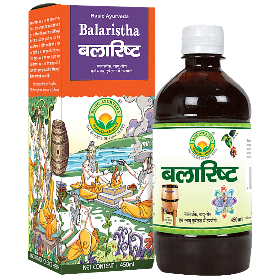 Basic Ayurveda Balaristha Syrup - For General Weakness