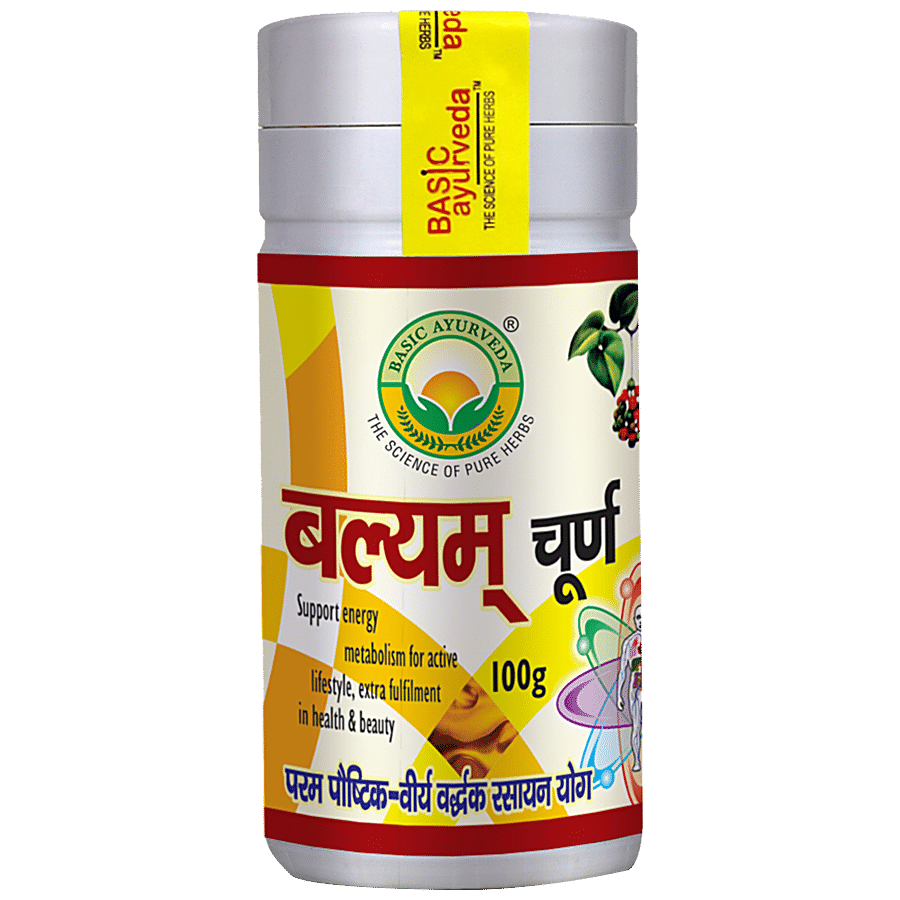 Basic Ayurveda Balyam Churna - Support Sperm Health