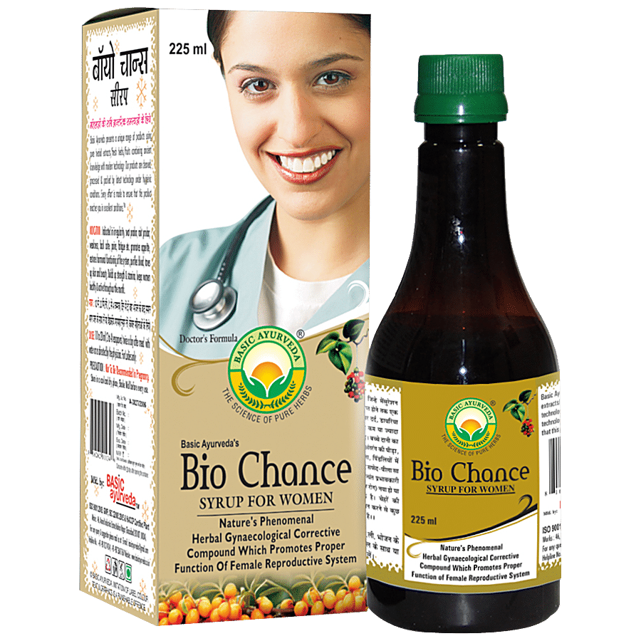 Basic Ayurveda Bio Chance Syrup - Beneficial in Menstruation