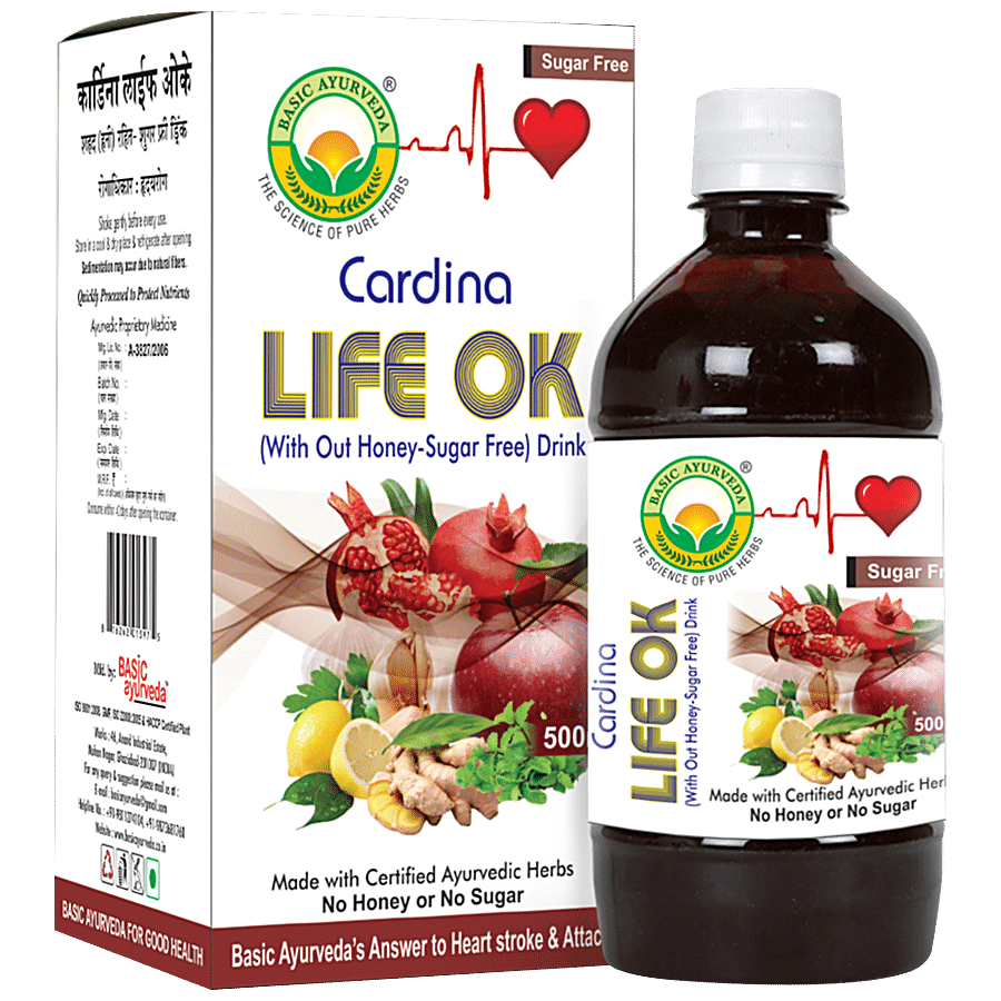 Basic Ayurveda Cardina Life Ok Drink - Promotes Healthy Cholesterol