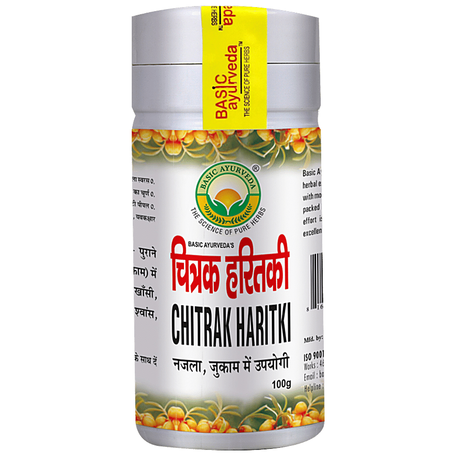 Basic Ayurveda Chitrak Haritki - Improve Digestion Power