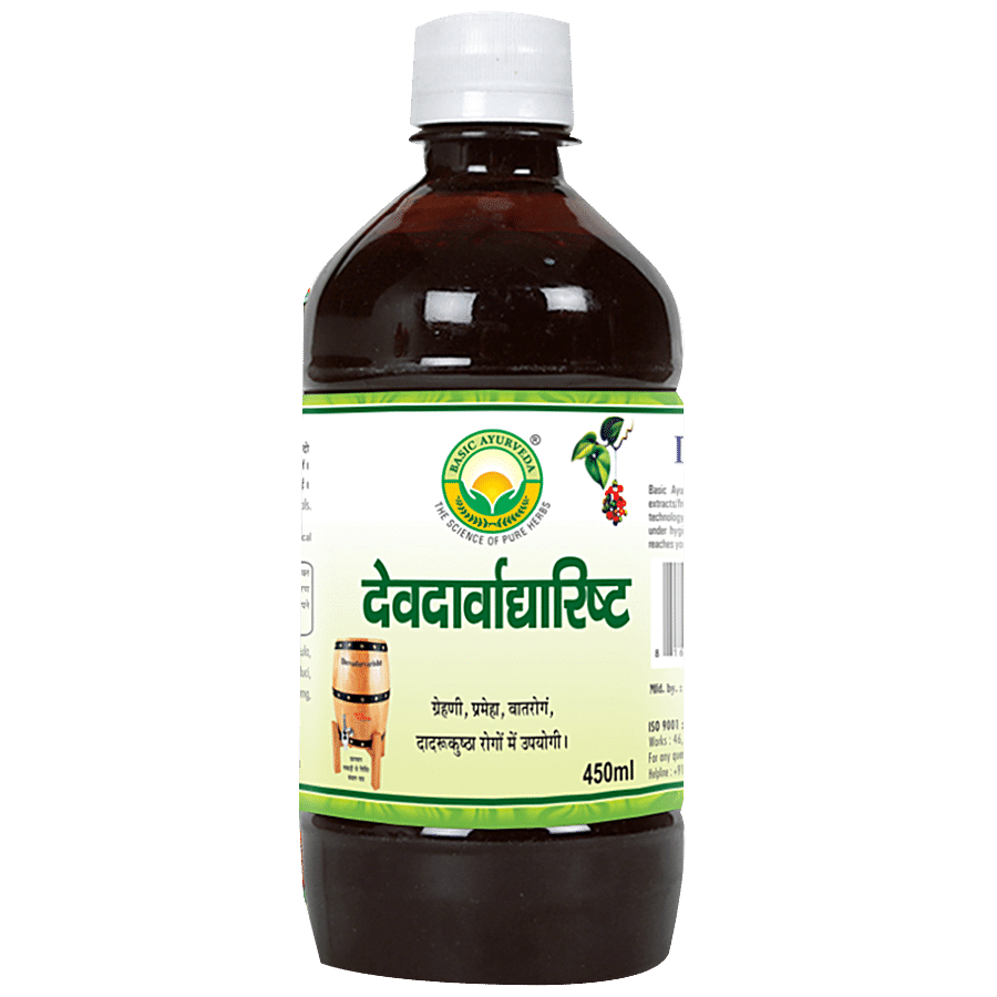 Basic Ayurveda Devadarvarista Syrup - Useful in Vata Roga