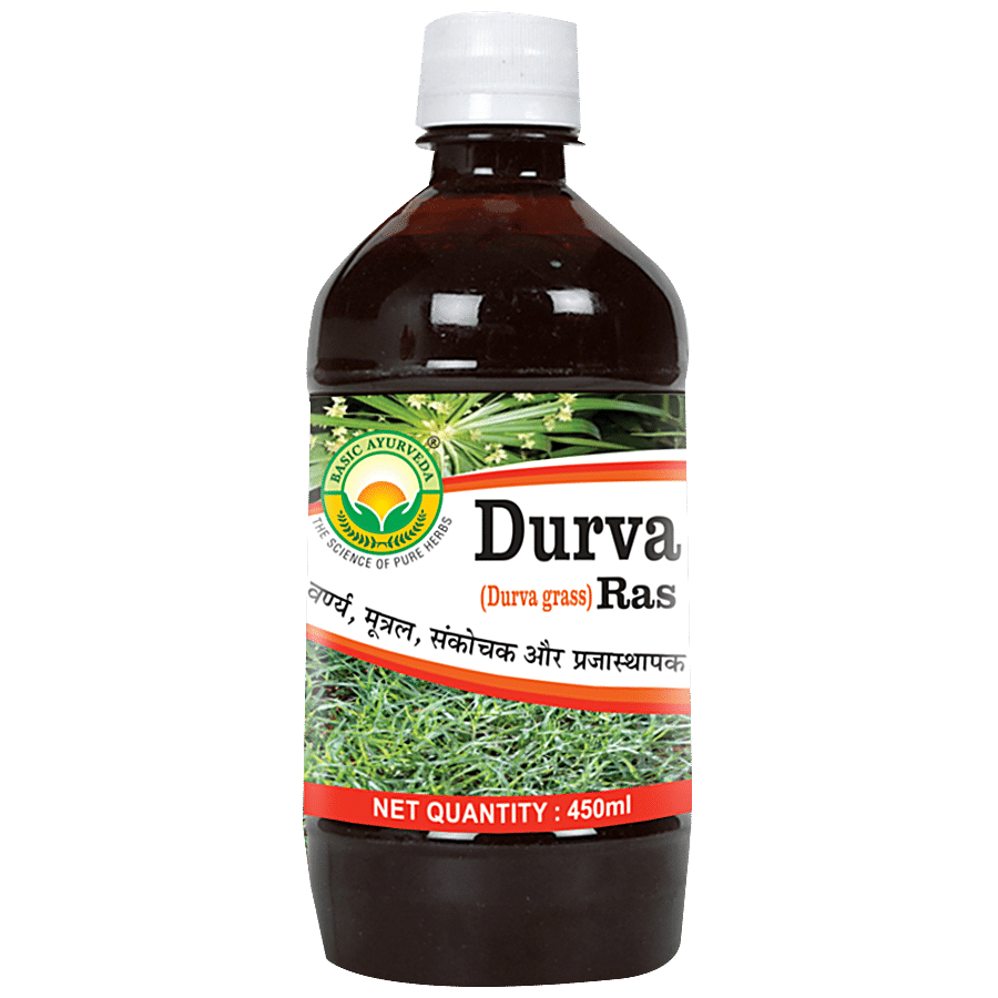 Basic Ayurveda Durva Ras Juice - Organic Herbal