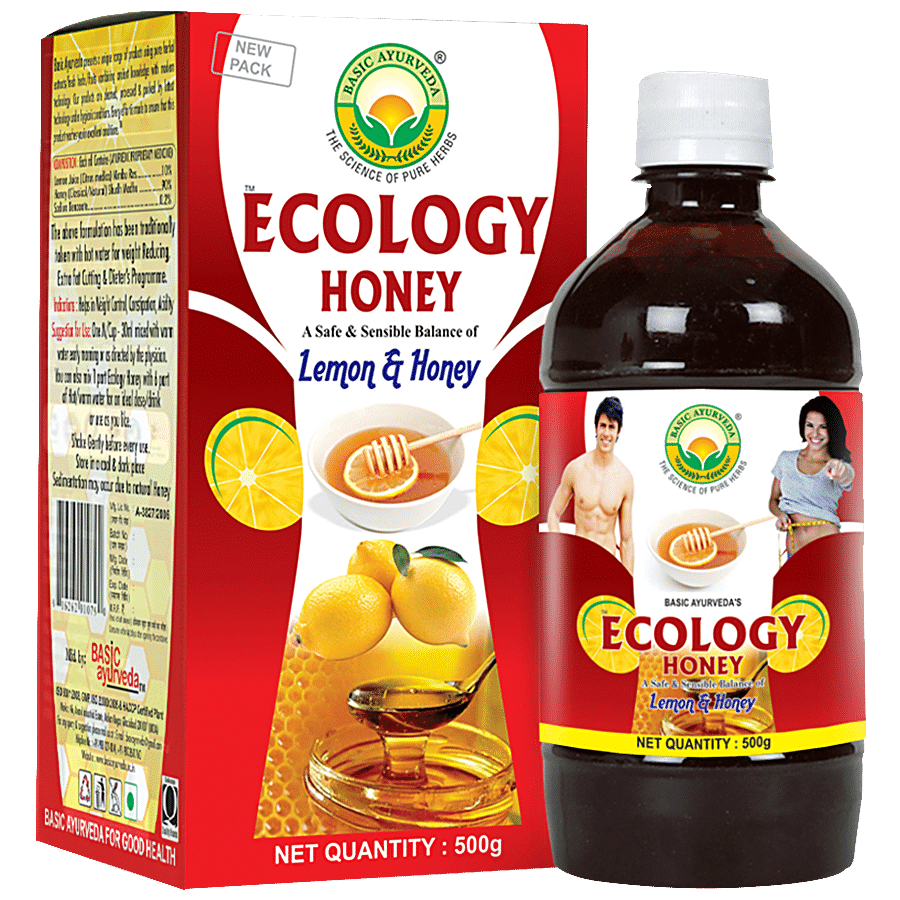 Basic Ayurveda Ecology Honey - Pure Honey & Lemon