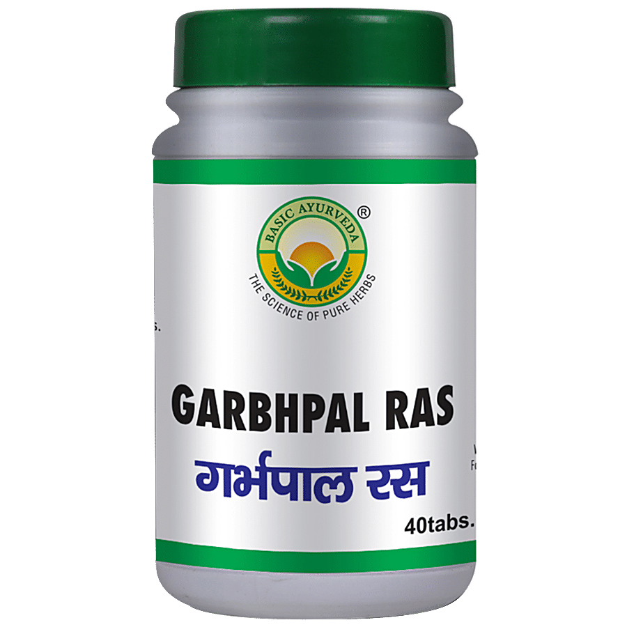 Basic Ayurveda Garbhpal Ras Tablets - Relieves Nausea