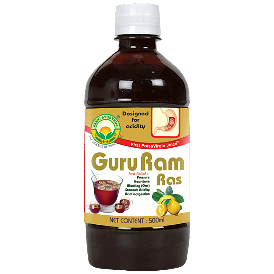 Basic Ayurveda Guru Ram Ras Juice - Organic Herbal