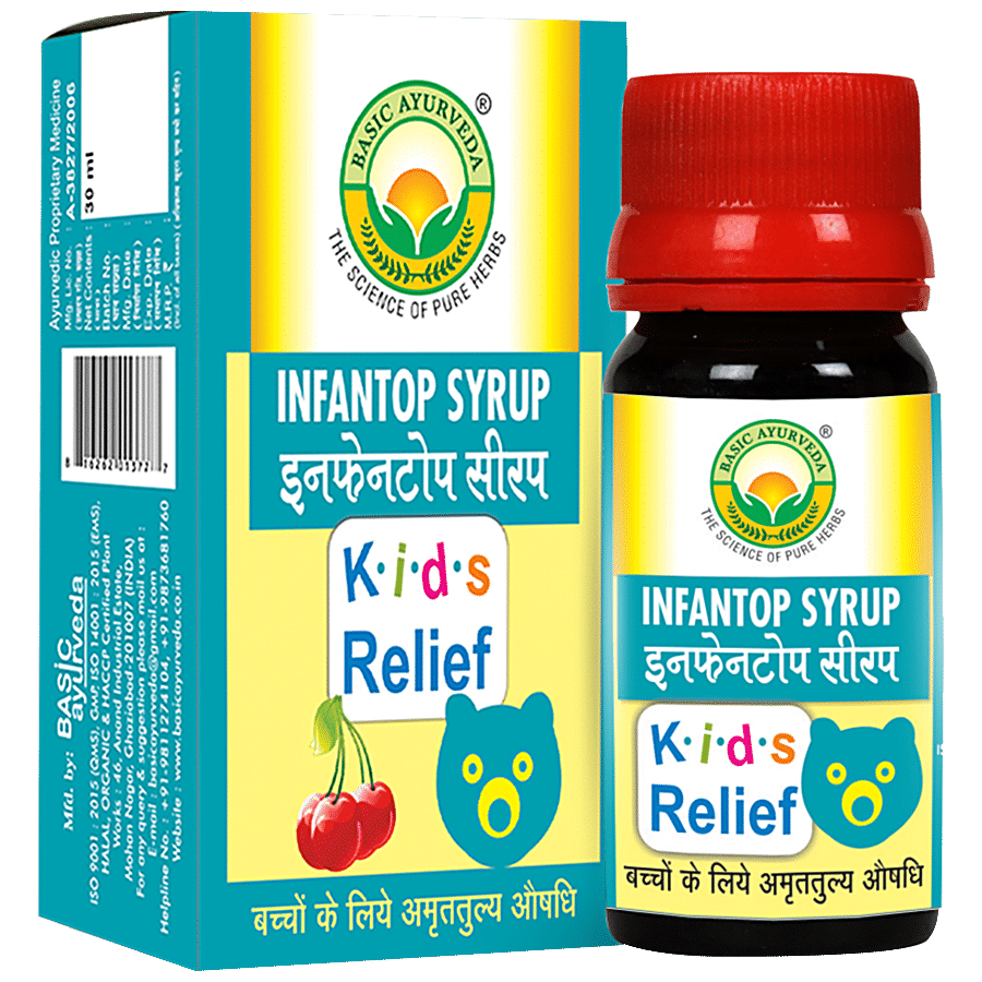 Basic Ayurveda Infantop Syrup - Treatment For Worm Infection