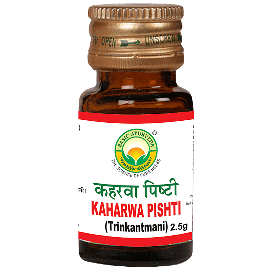 Basic Ayurveda Kaharwa Pishti Trikantmani -For Headache