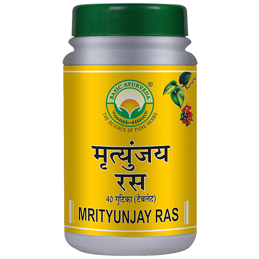 Basic Ayurveda Mrityunjay Ras Tablets - Increases immunity